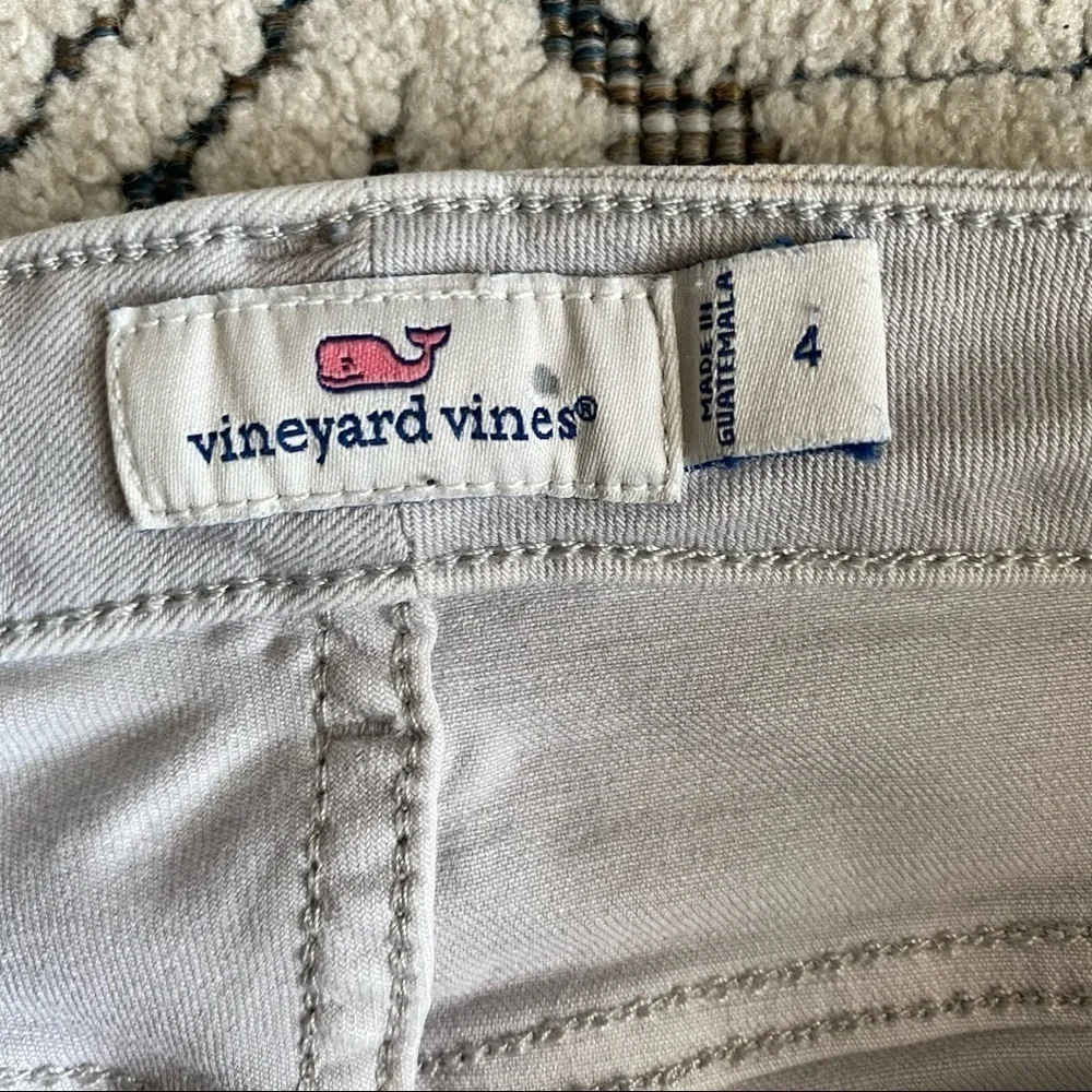 Vineyard Vines Gray Jeans Size 4 - Picture 5 of 7